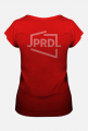 Koszulka JPRDL fullprint gradient damska czerwona