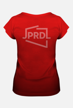 Koszulka JPRDL fullprint gradient damska czerwona