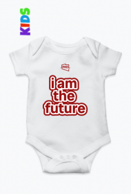 Body niemowlęce JPRDL I am the future, białe