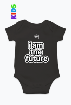 Body niemowlęce JPRDL I am the future, czarne