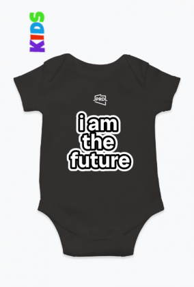 Body niemowlęce JPRDL I am the future, czarne