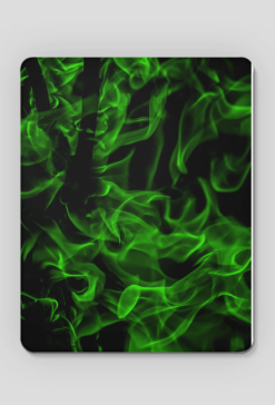 Podkładka pod myszkę Green flames zielone plomienie