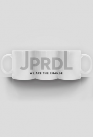 Kubek JPRDL We are the change, biały