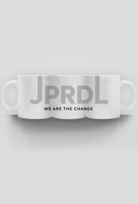 Kubek JPRDL We are the change, biały