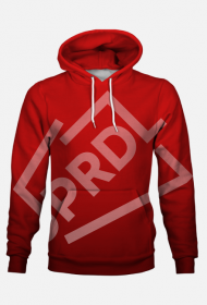 Bluza z kapturem JPRDL fullprint gradient UNISEX czerwona v2