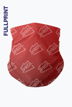 Komin JPRDL unisex fullprint czerwony v1