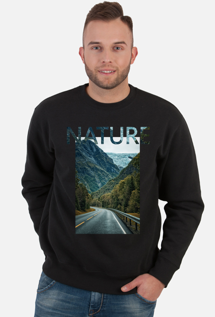 Czarna bluza Nature Góry