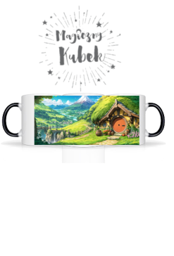 Magiczny kubek Fantasy Chatka Kraina Hobbita 1