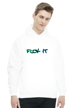 Bluza męska z kapturem napis Fuck it humor 4 kolory