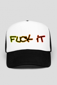 Czapka z daszkiem napis Fuck it humor