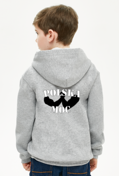 Bluza chłopięca z kapturem Polska moc