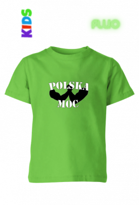 Koszulka dziecięca Polska moc