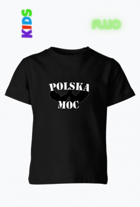 Koszulka dziecięca Polska moc