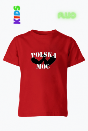 Koszulka dziecięca Polska moc