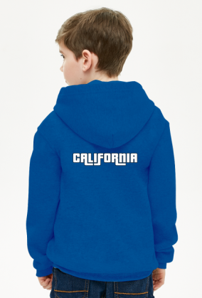 Bluza chłopięca z kapturem napis California