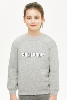 Bluza dziewczęca napis California