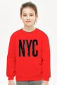 Bluza dziewczęca napis NYC