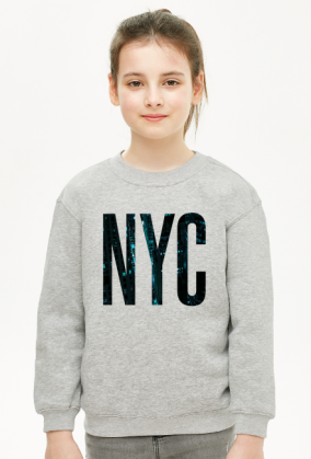 Bluza dziewczęca napis NYC