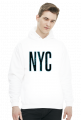 Bluza męska z kapturem napis NYC v2