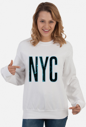 Bluza damska napis NYC