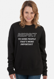 Bluza damska Respect Szacunek czarna