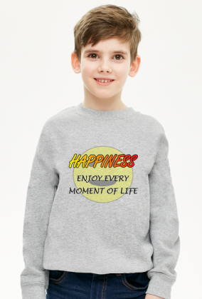 Bluza chłopięca Happiness szczęście