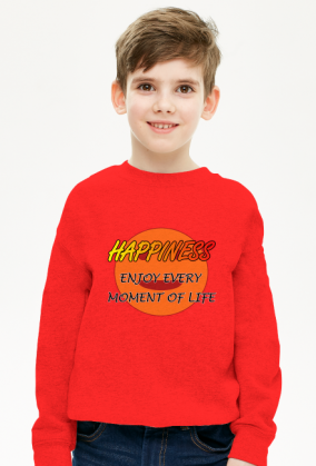 Bluza chłopięca Happiness szczęście