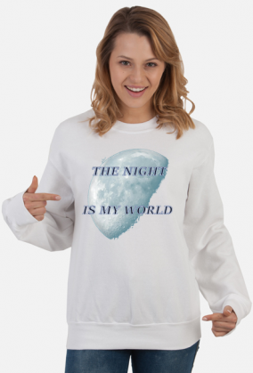 Bluza damska The night is my world