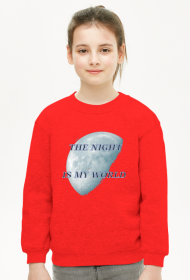 Bluza dziewczęca The night is my world