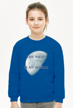 Bluza dziewczęca The night is my world