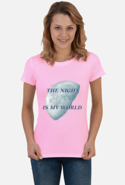 Koszulka damska The night is my world