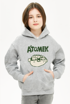 Bluza dziecięca kangur z kapturem Atomek