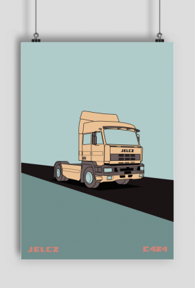 Plakat Jelcz C424 - wzór 1