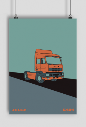 Plakat Jelcz C424 - wzór 4
