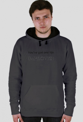 Bluza męska z kapturem You have got one life