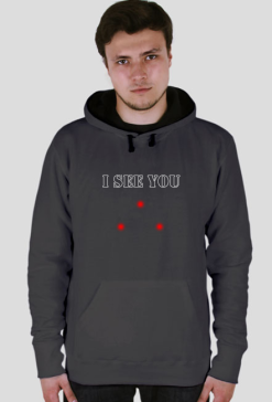 Bluza męska z kapturem I see you Predator film