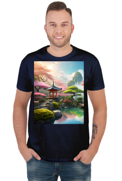 Meska koszulka T-Shirt z nadrukiem Japonia 1