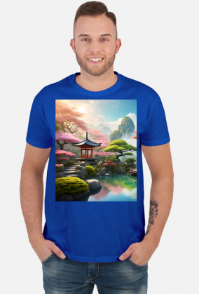 Meska koszulka T-Shirt z nadrukiem Japonia 1