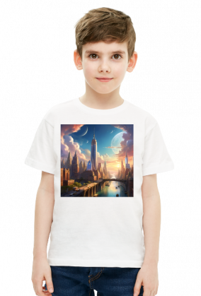 Dziecieca koszulka T-Shirt z nadrukiem New York 1