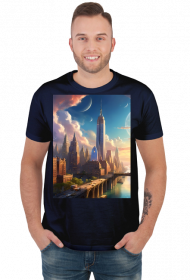 Koszulka T-Shirt z nadrukiem New York 1