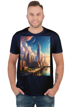 Koszulka T-Shirt z nadrukiem New York 1