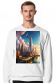 Bluza bez kaptura z nadrukiem New York 1