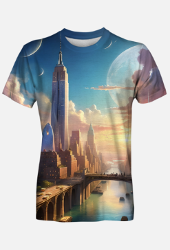 Koszulka T-Shirt z nadrukiem full print New York 1