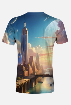 Koszulka T-Shirt z nadrukiem full print New York 1