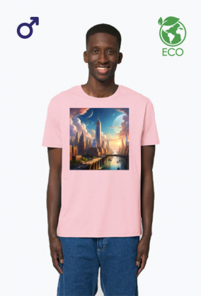 Ekologiczna koszulka T-Shirt z nadrukiem New York 1