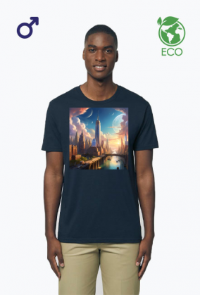 Ekologiczna koszulka T-Shirt z nadrukiem New York 1