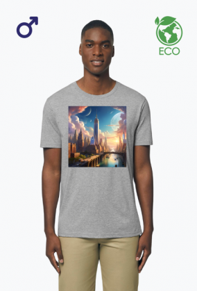 Ekologiczna koszulka T-Shirt z nadrukiem New York 1