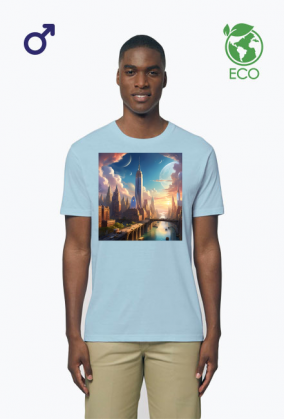 Ekologiczna koszulka T-Shirt z nadrukiem New York 1