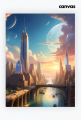 Plakat obraz canvas pionowy A2 New York 1