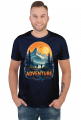 Meska koszulka T-Shirt z nadrukiem ADVENTURE 1